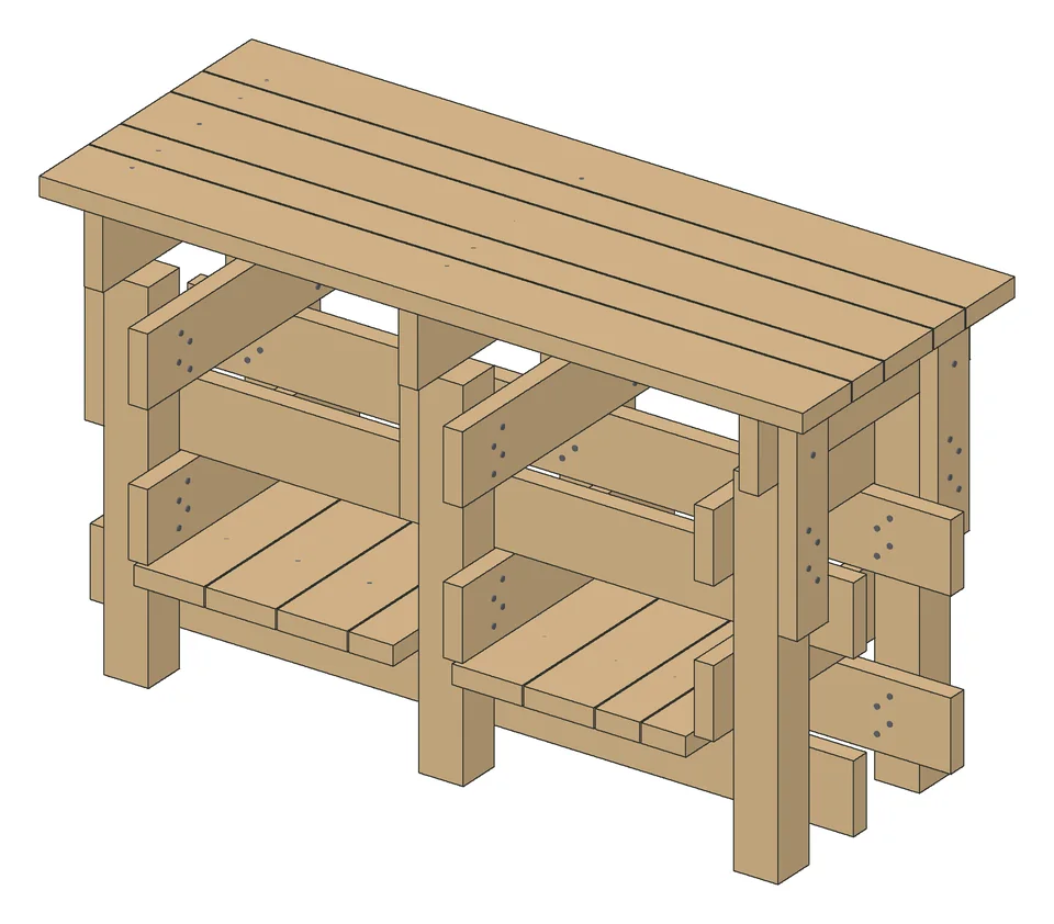 The Garage Workbench, finished